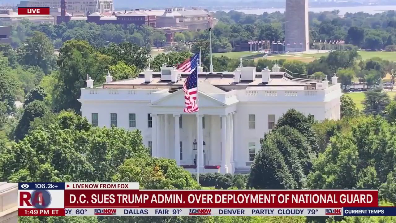 DC sues Trump admin. over deployment of National Guard