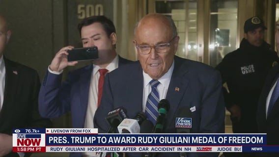 Trump awards Rudy Giuliani 'Medal of Freedom'