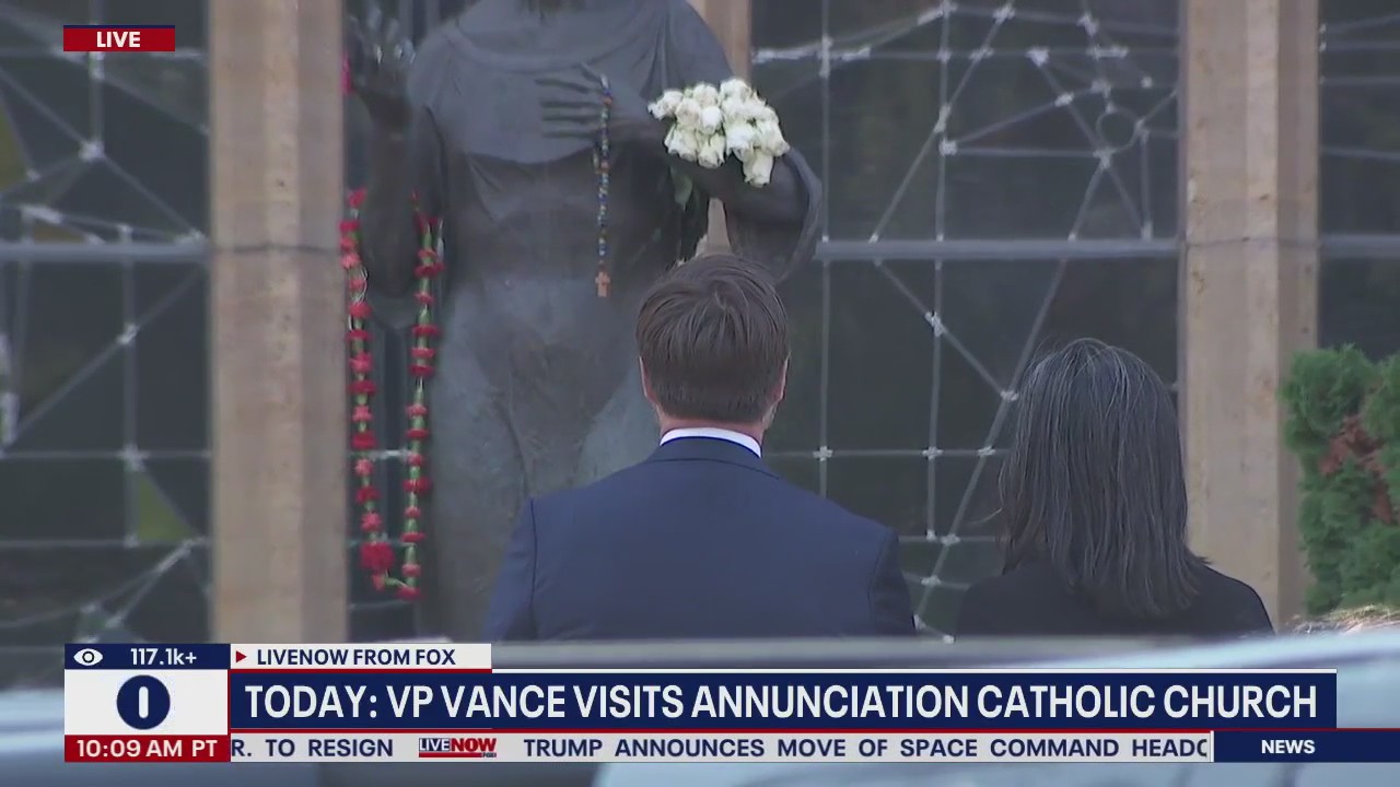 VP JD Vance visits Annunciation Catholic