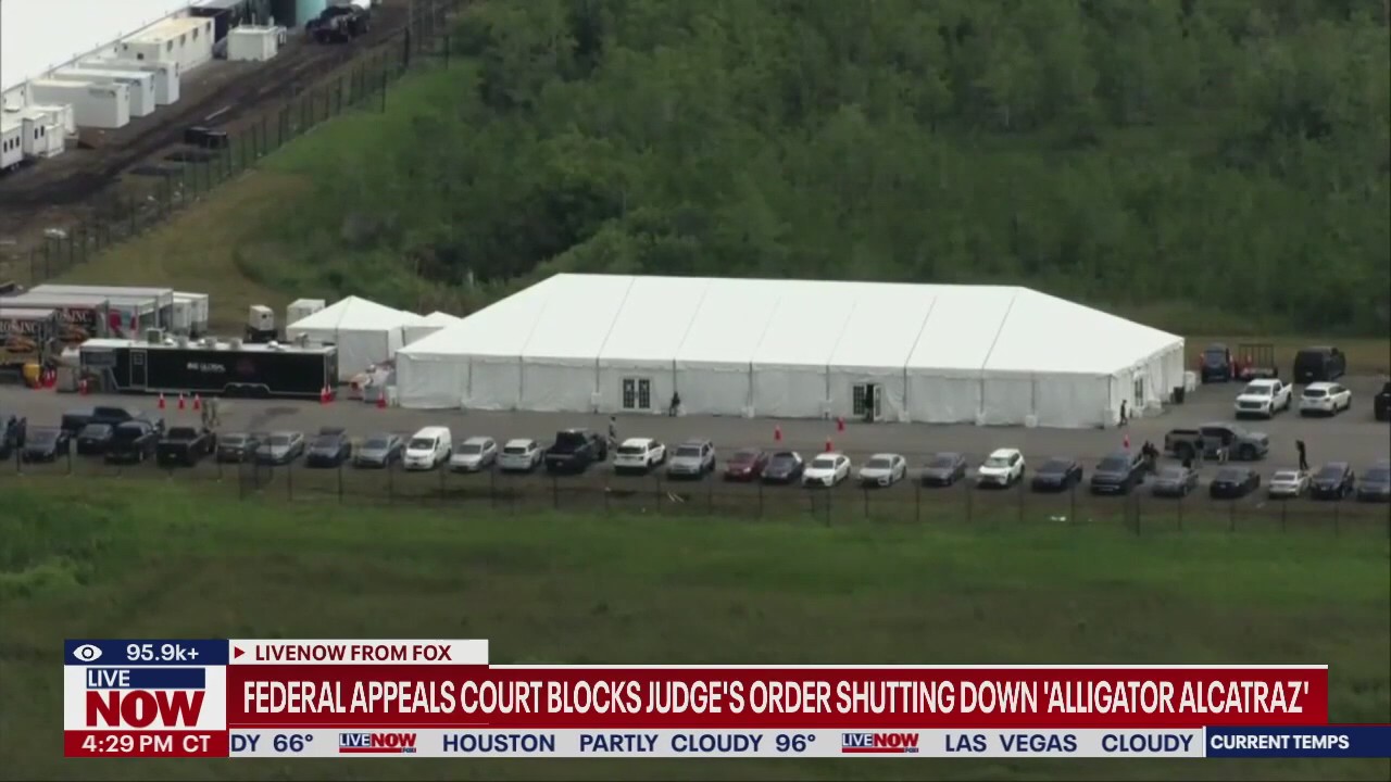 'Alligator Alcatraz' closure order blocked on appeal