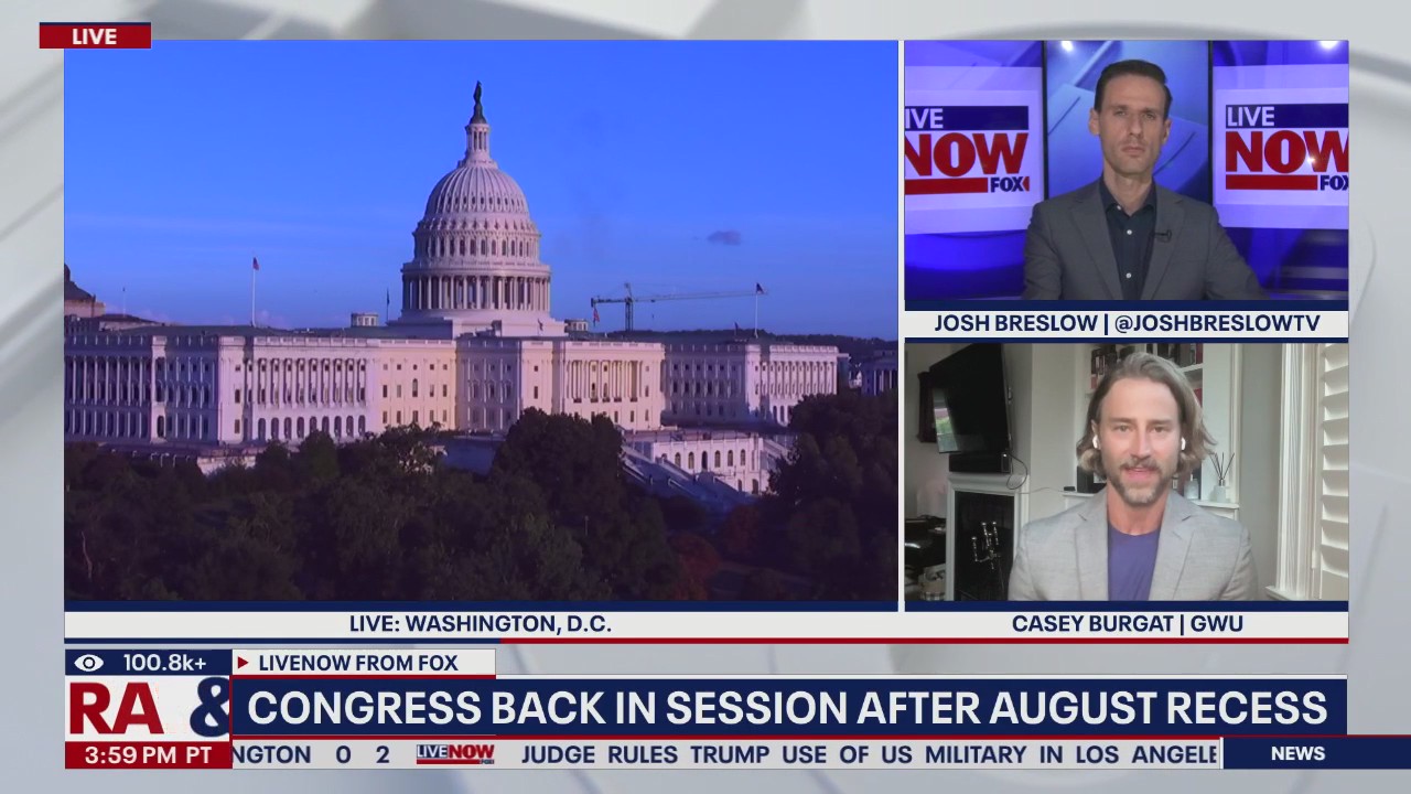 Congress back in session as shutdown looms