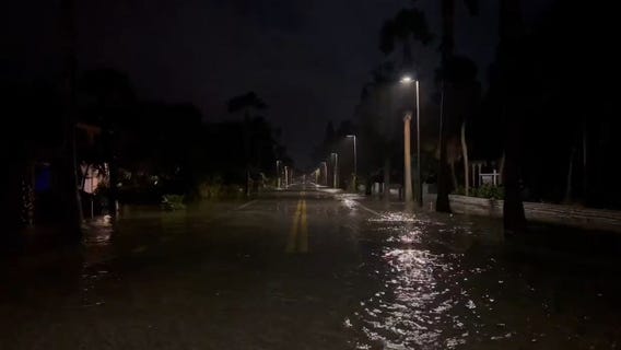 Pass-A-Grille Way floods during Idalia