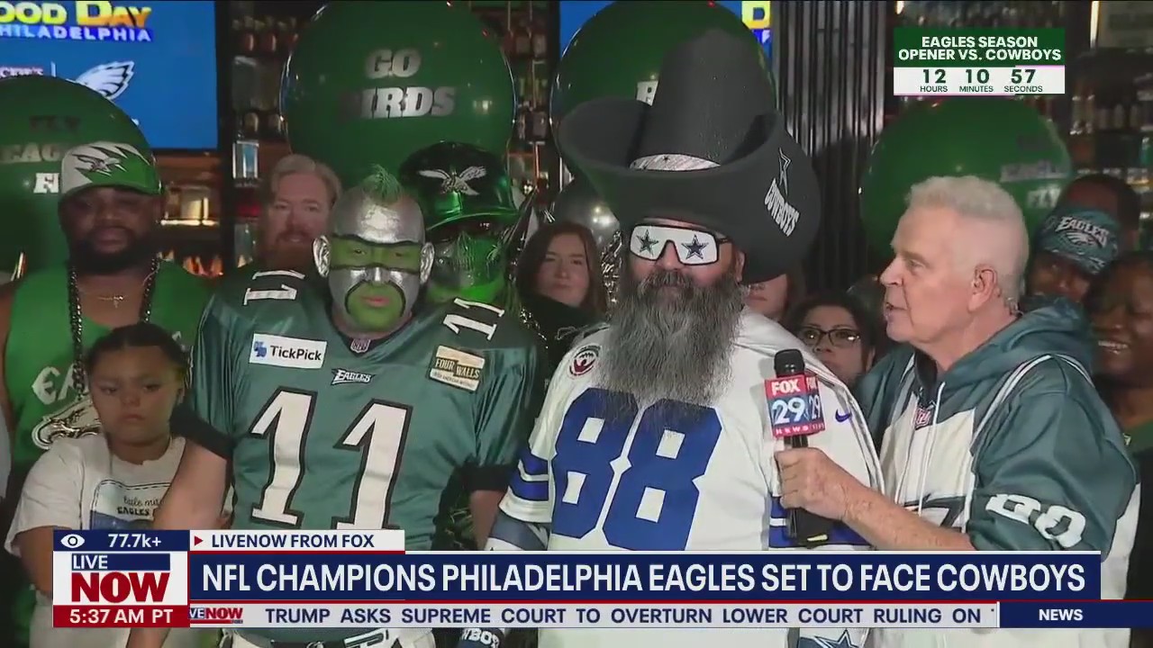 Philadelphia Eagles set to face Dallas Cowboys