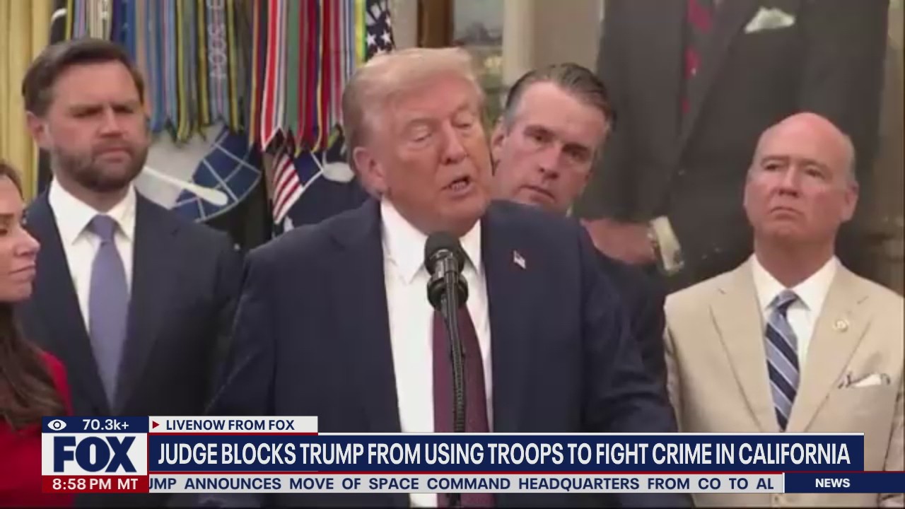 Judge blocks Trump from using troops to fight crime in L.A.