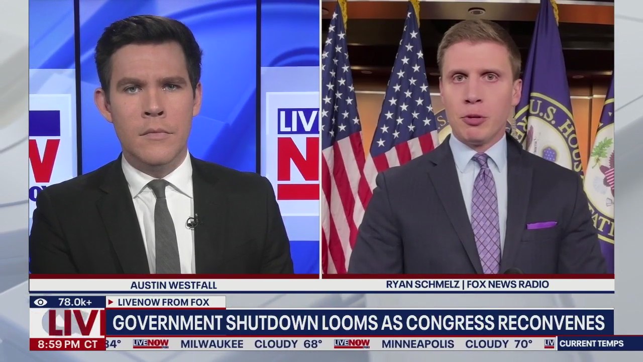 Govt. shutdown deadline looms as Congress reconvenes