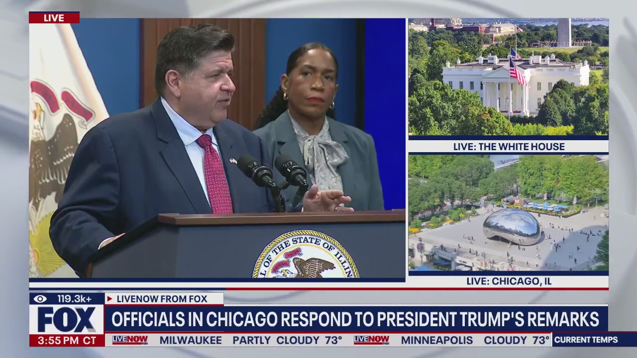 Pritzker speaks out against Trump's military plan