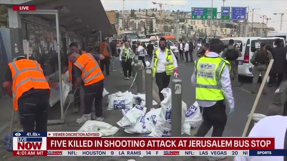 5 killed in shooting attack at Jerusalem bus stop