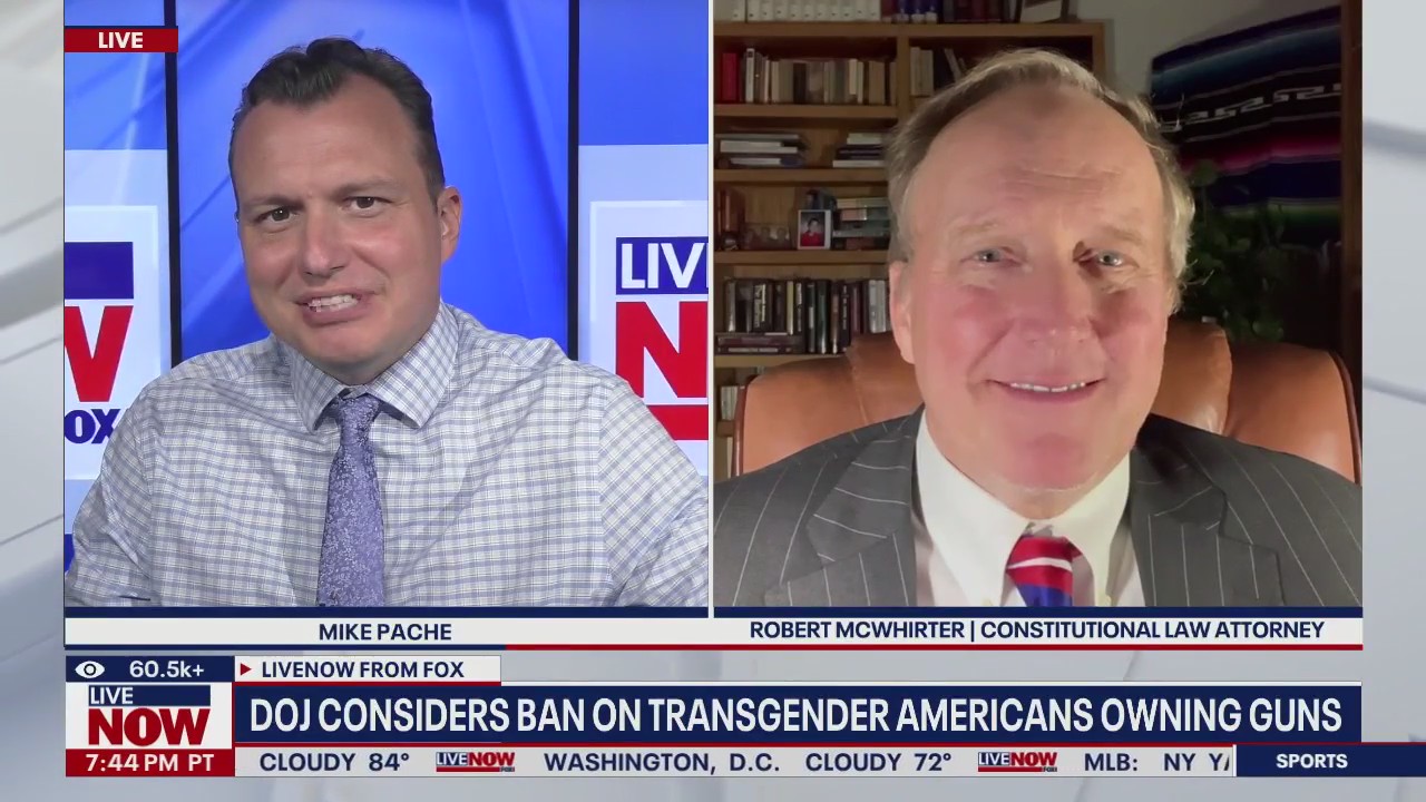 DOJ considers gun ban for transgender people