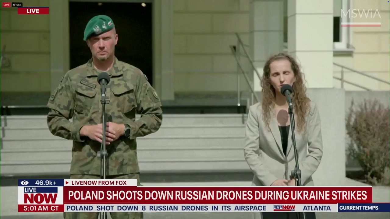 Poland strikes down Russian drones