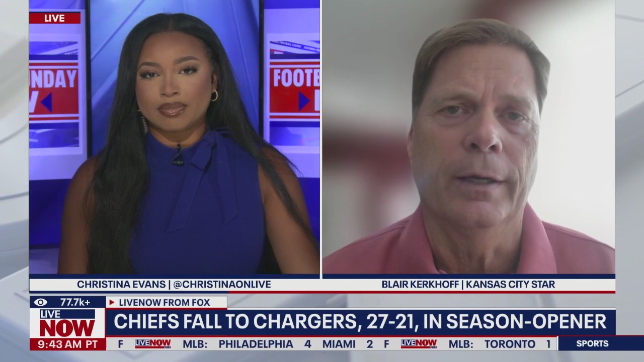 Chiefs fall to Chargers in NFL season opener