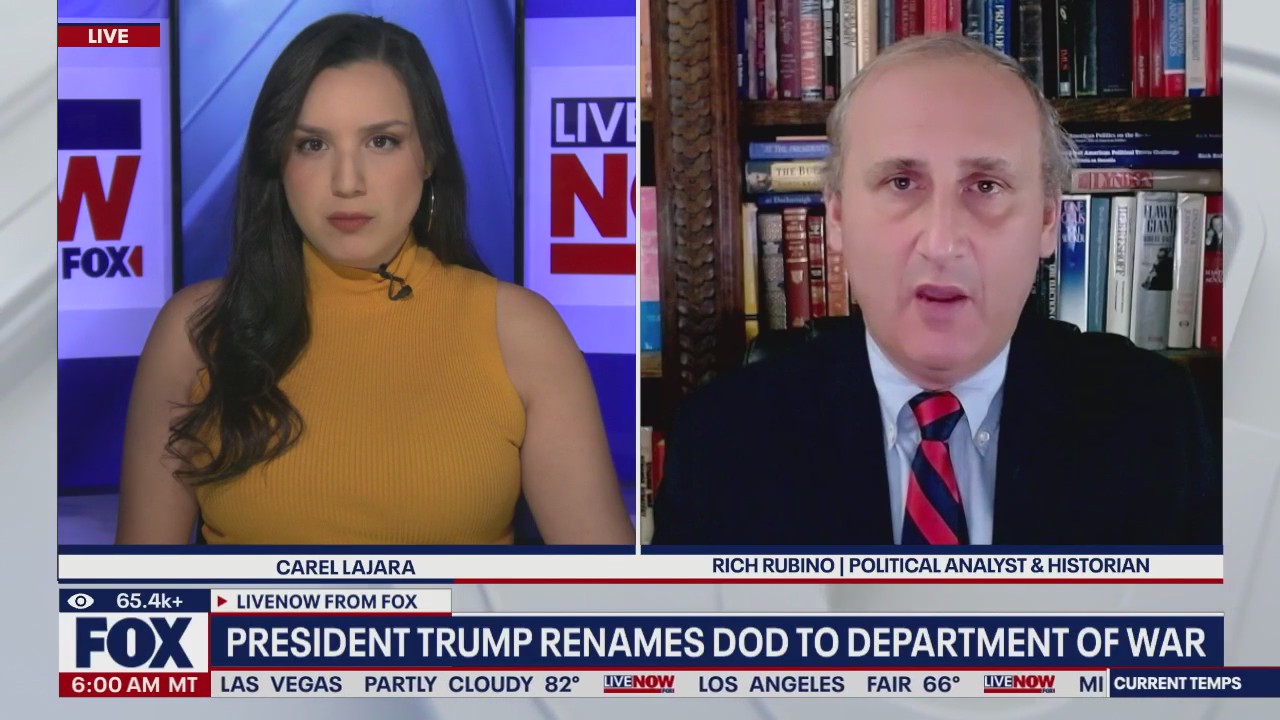 President Trump renames DOD to Dept. of War