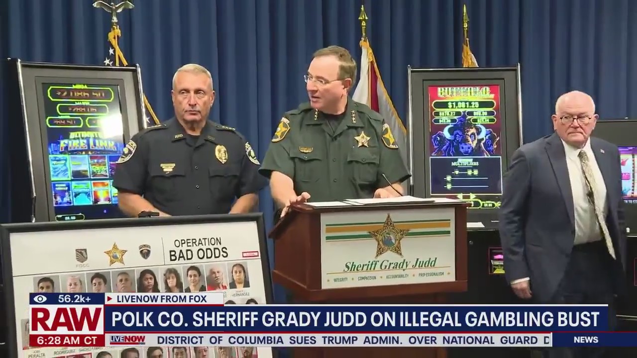 Polk Sherriff Grady Judd on operation 'bad odds'