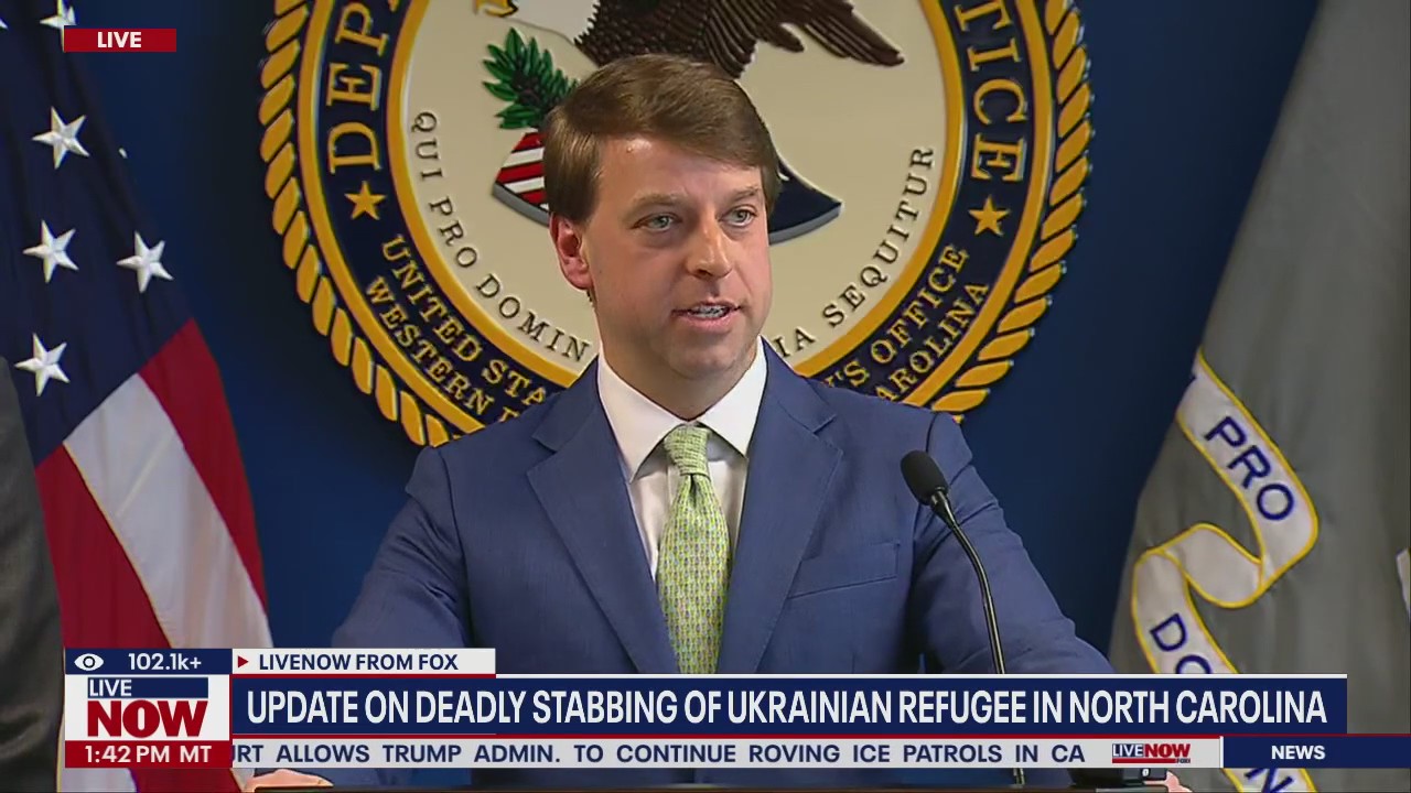 Update on deadly stabbing of Ukrainian refugee in NC | LiveNOW from FOX