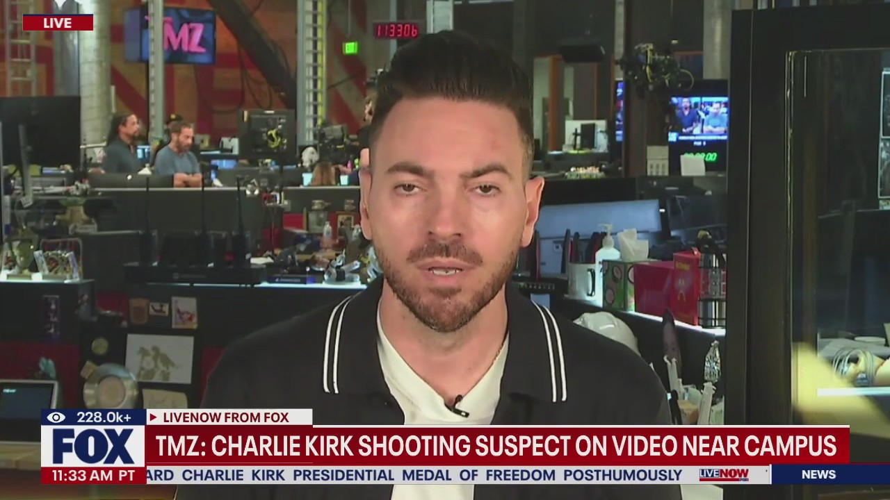 TMZ: Charlie Kirk shooting suspect caught on video