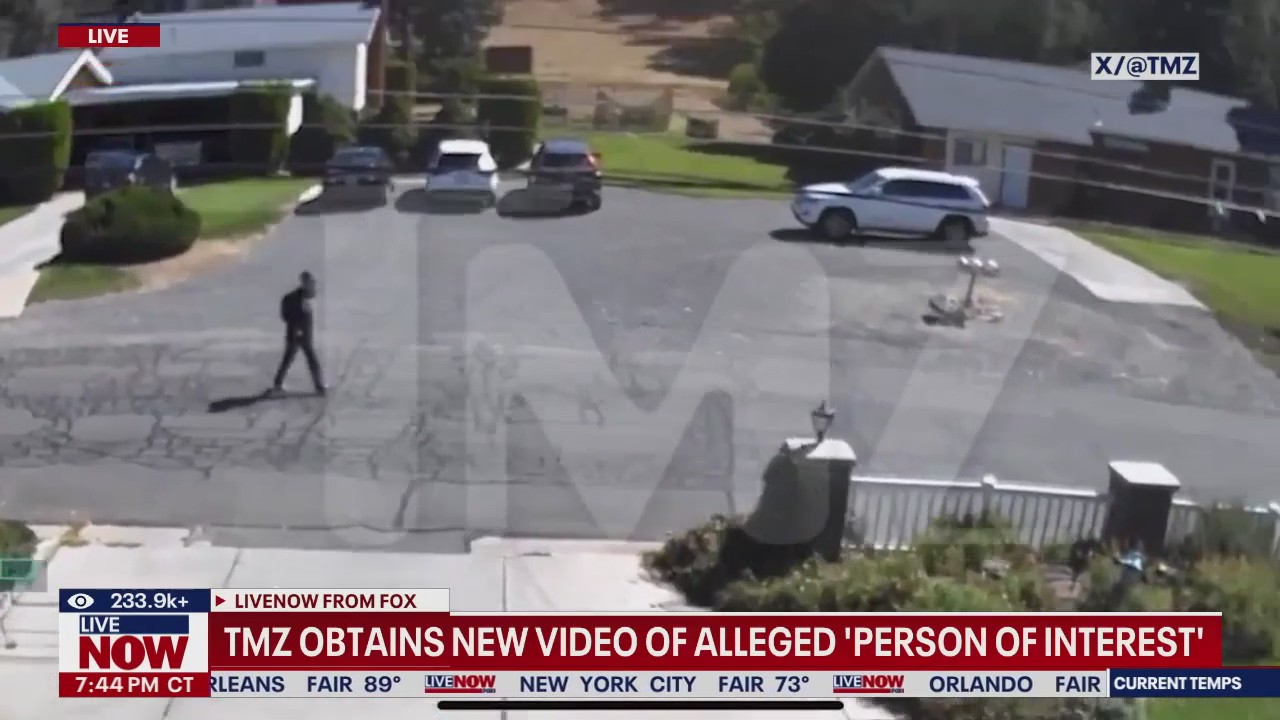 Charlie Kirk shooting: New video of person of interest