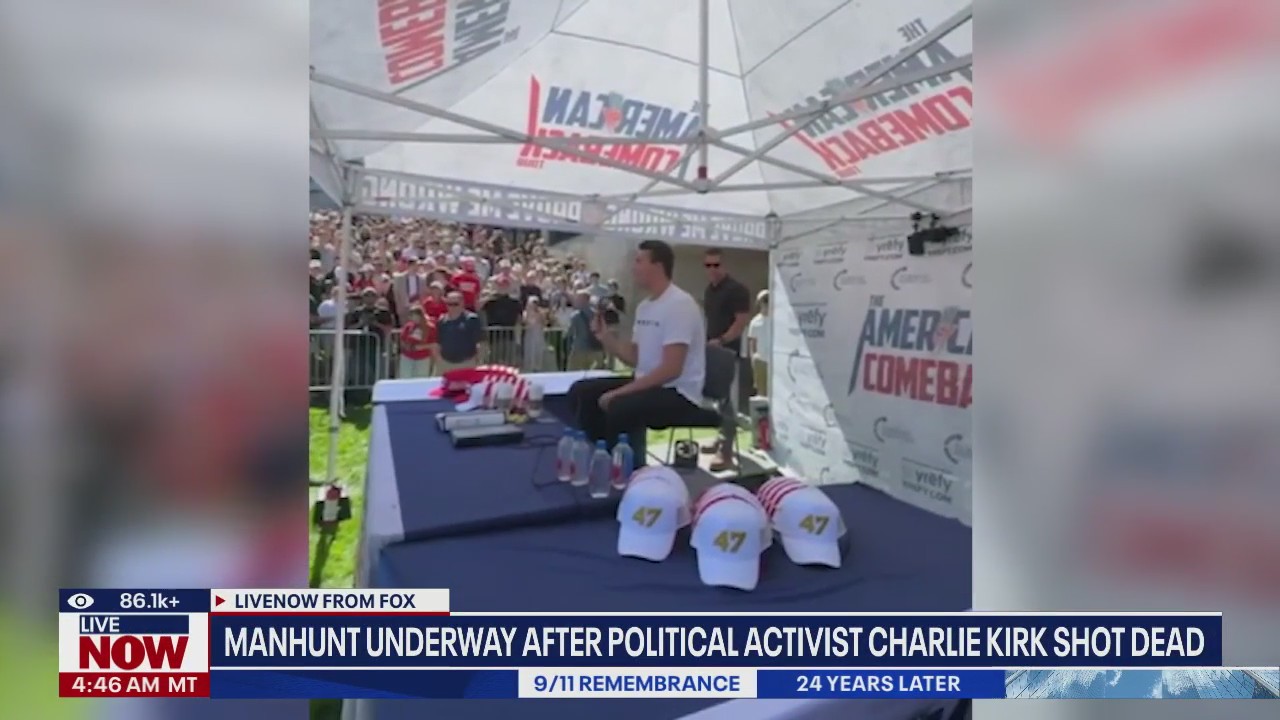 Manhunt for Charlie Kirk murder suspect
