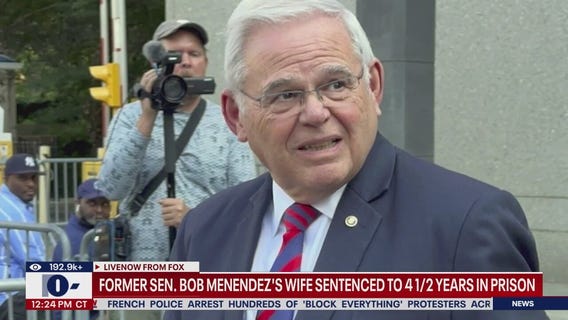 Bob Menendez's wife sentenced to 4.5 years in prison