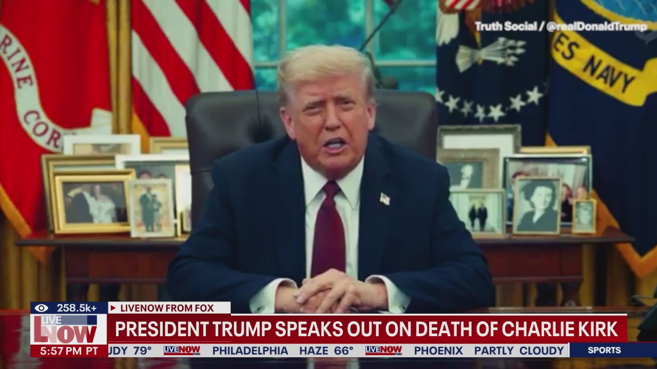 Pres. Trump reacts after Charlie Kirk?s death