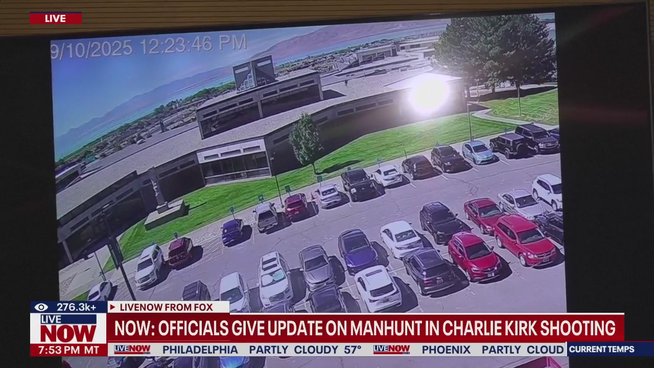 Officials give update in Charlie Kirk shooting