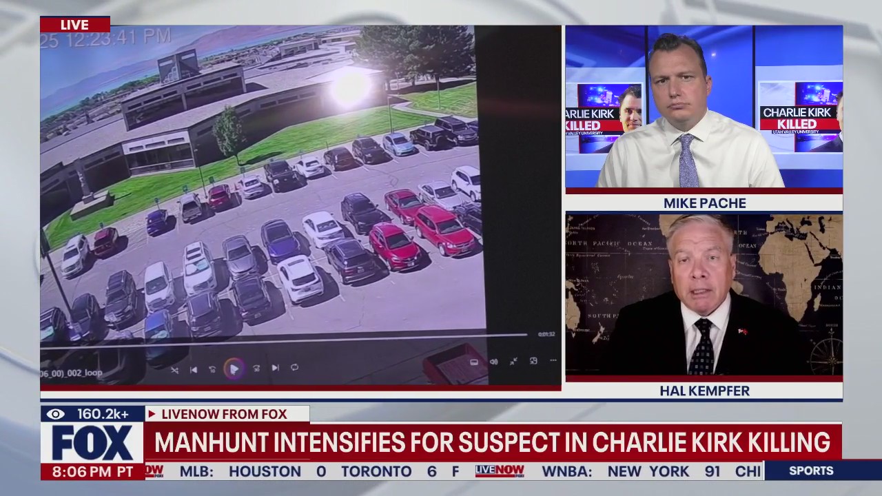 Manhunt intensifies for suspect in Charlie Kirk