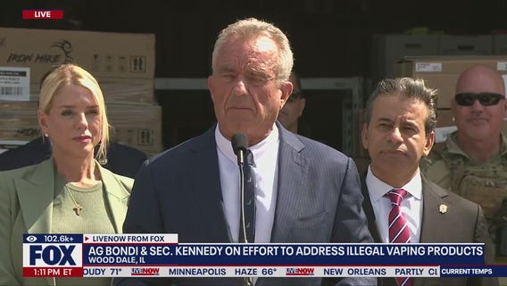 RFK Jr. and Pam Bondi discuss illegal vaping
