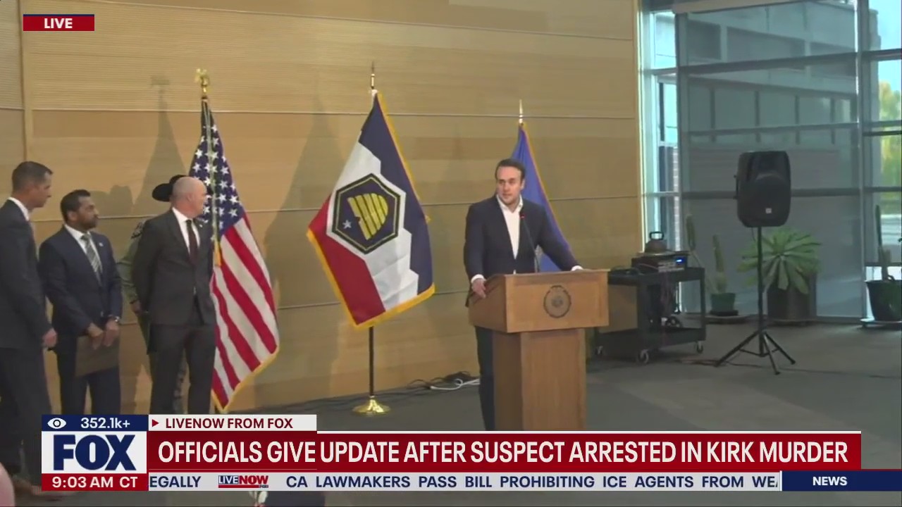 Kirk murder suspect identified as Tyler Robinson