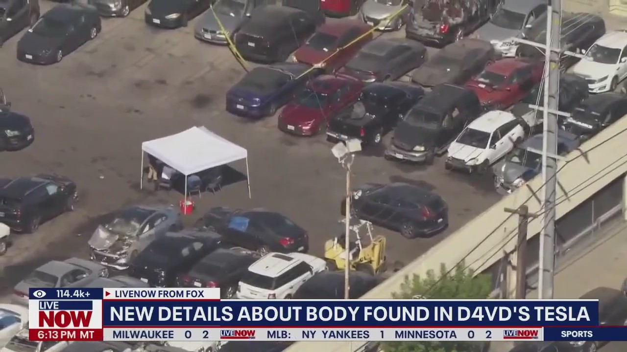 Da4d Case Body found in singer D4VD's Tesla identified | LiveNOW from FOX