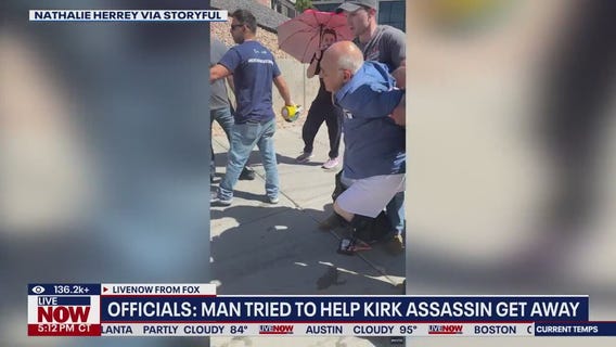 Man allegedly helped Kirk assassin suspect escape