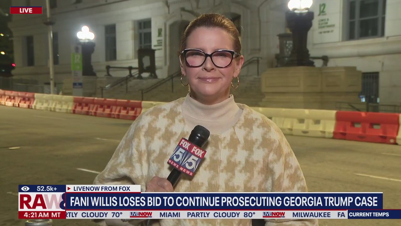 Fani Willis removed from prosecuting Trump's GA case