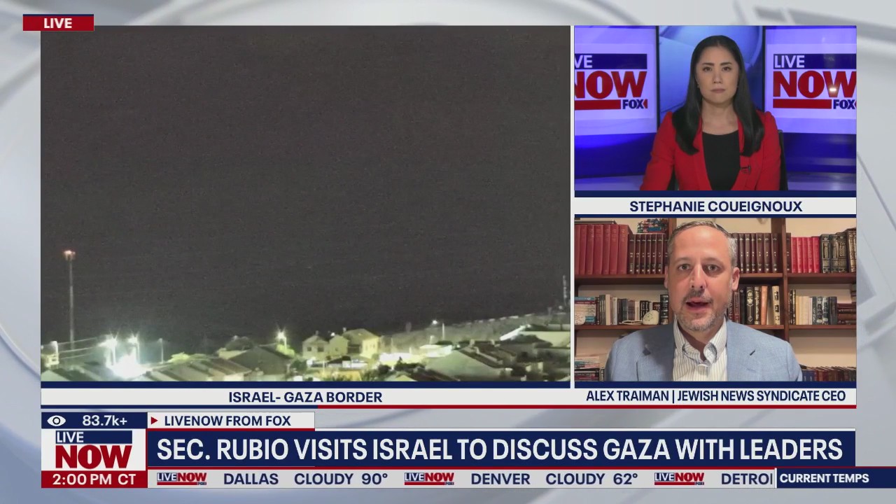 Sec. Rubio visits Israel to discuss Gaza with leaders