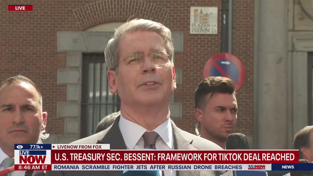 U.S. has 'framework' for deal with China over TikTok