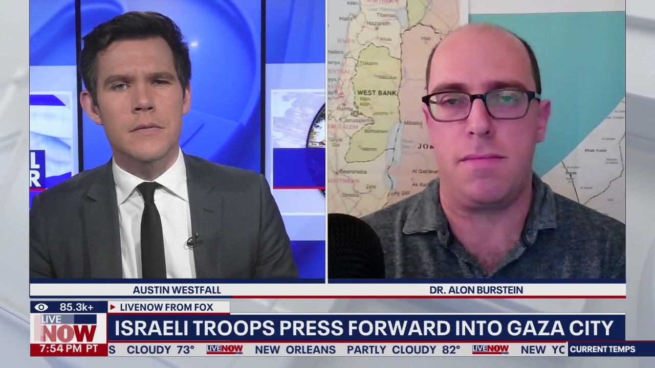 Israeli troops press forward into Gaza City