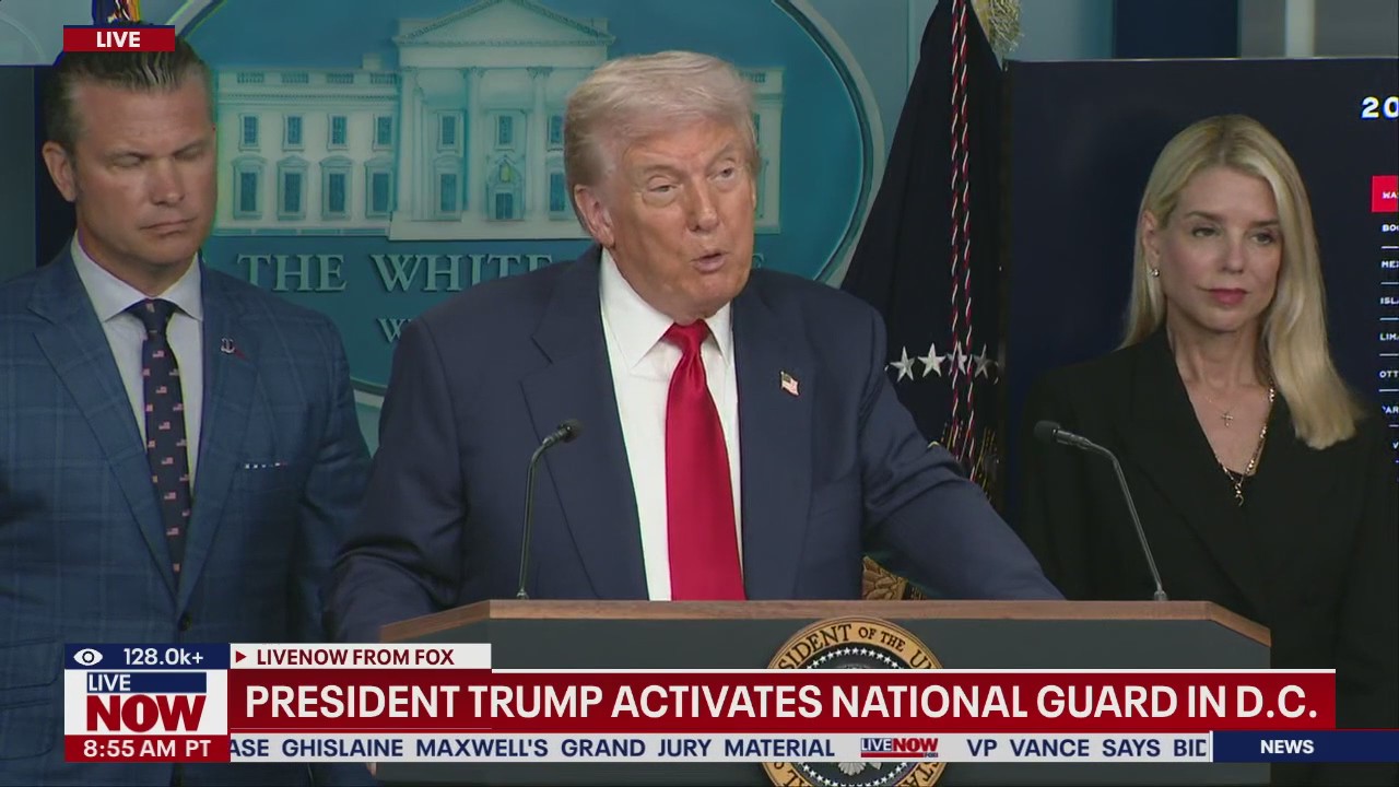 President Trump activates National Guard in DC