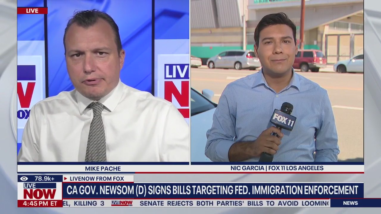 CA Gov. Newsom signs bill targeting fed. immigration