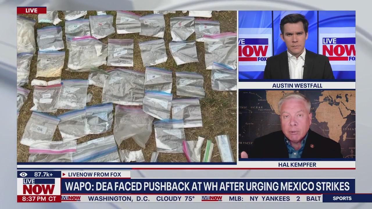 WH pushed back on DEA idea to strike Mexico cartels