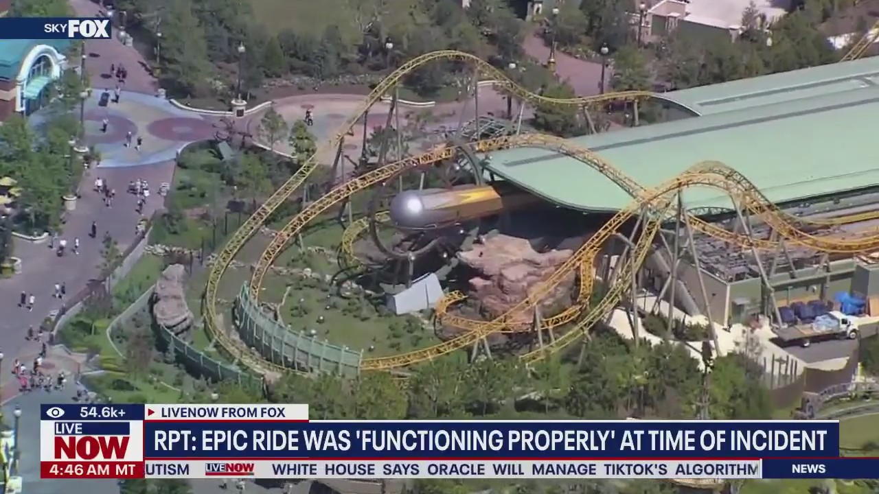 Update: Epic ride was 'functioning properly'