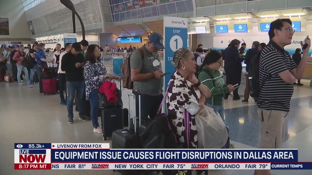 Equipment issue causes flight disruptions in Dallas area