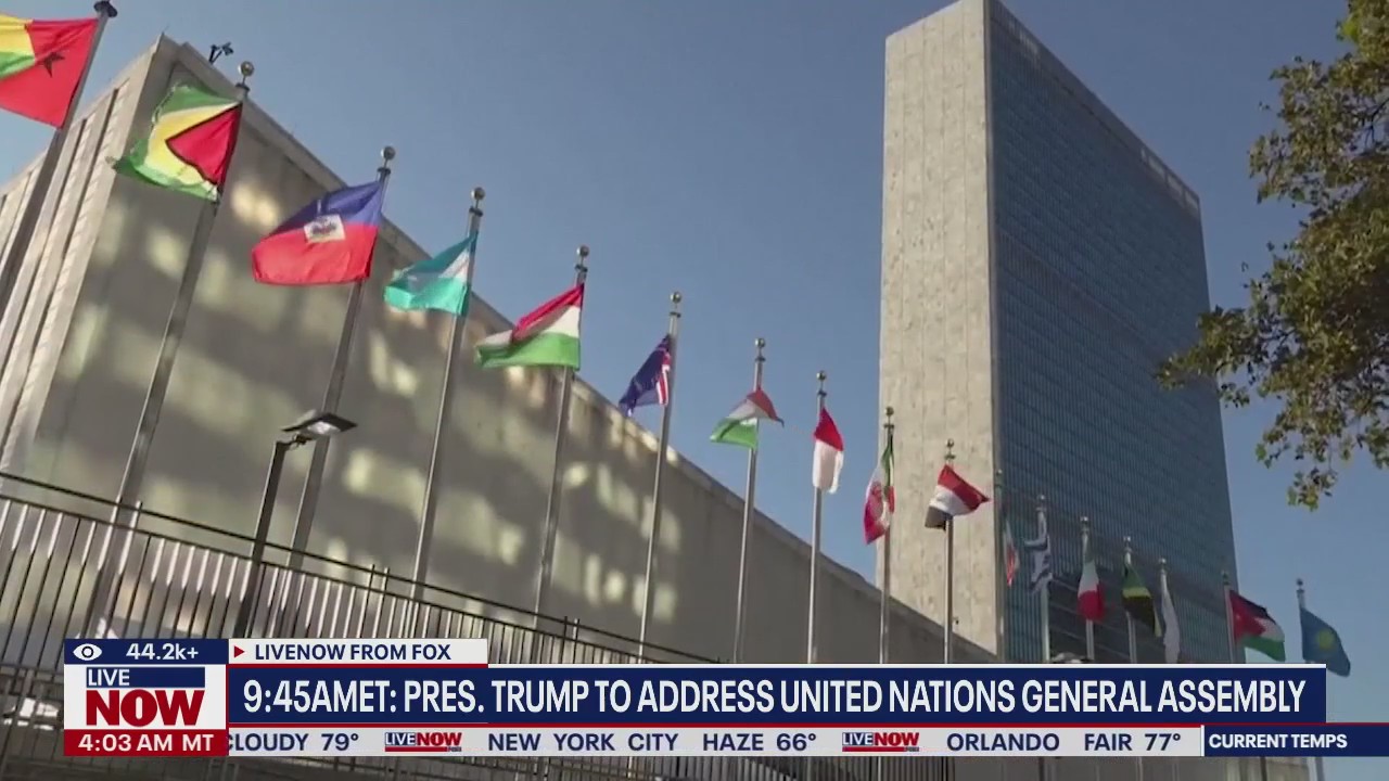 President Trump arrives for UNGA