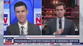 Thousands exit State Farm Stadium after Kirk memorial