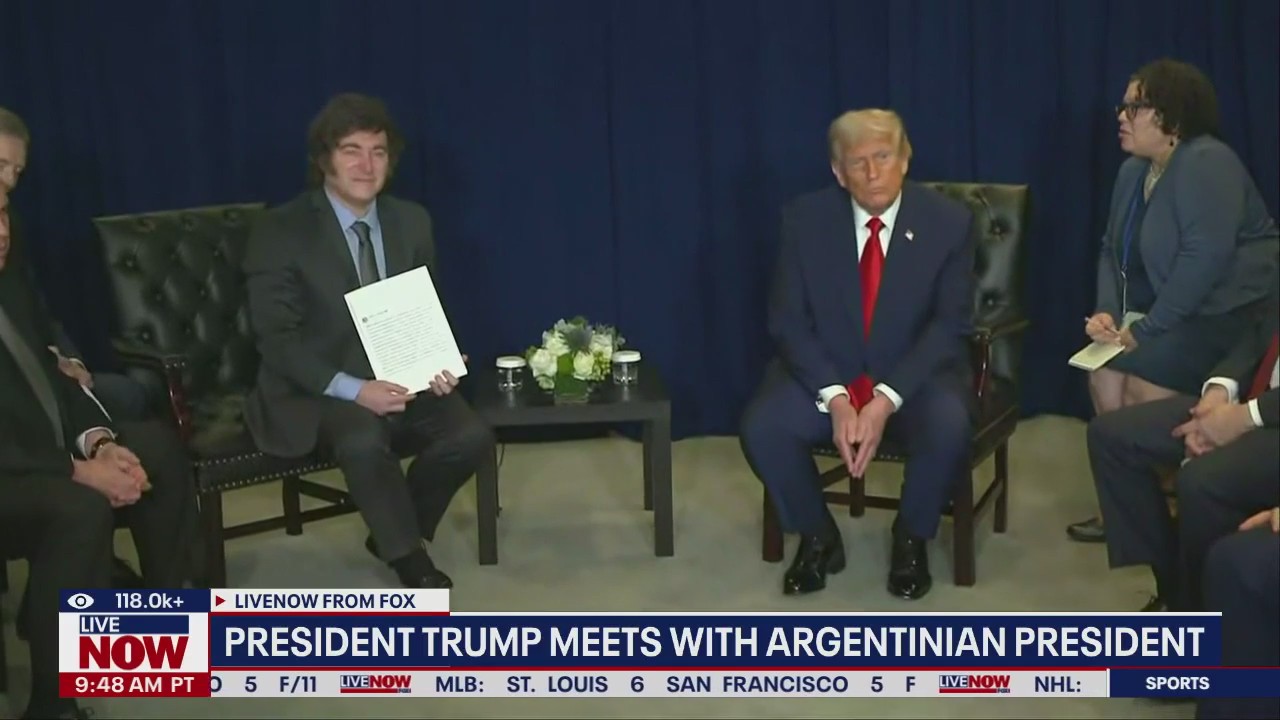 President Trump meets with Argentinian President