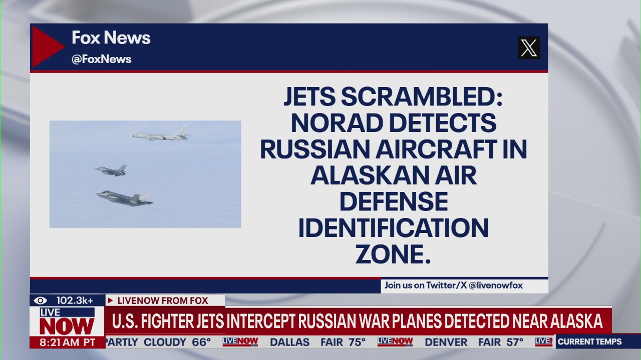 U.S. intercept Russia war planes near Alaska