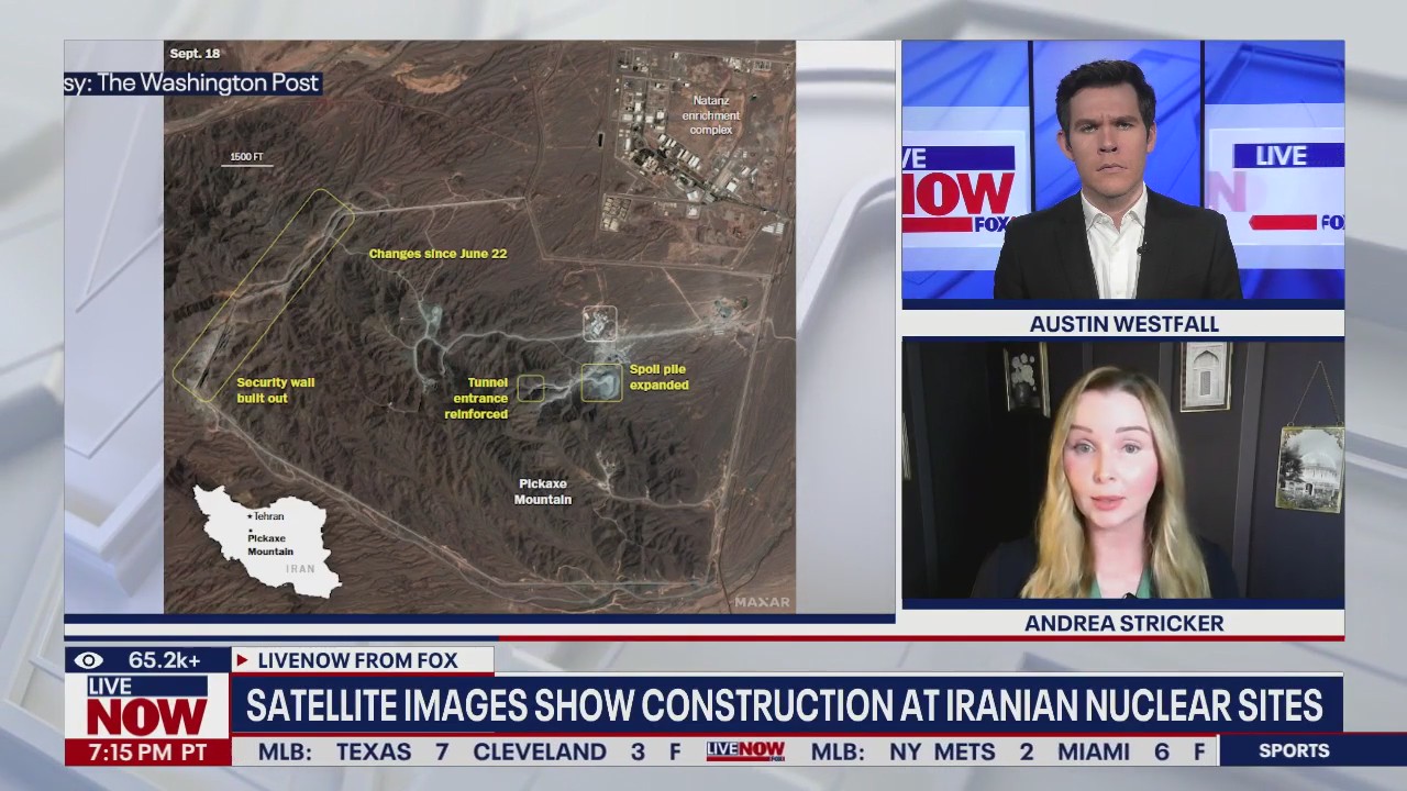 Satellite images show construction at Iran nuclear sites