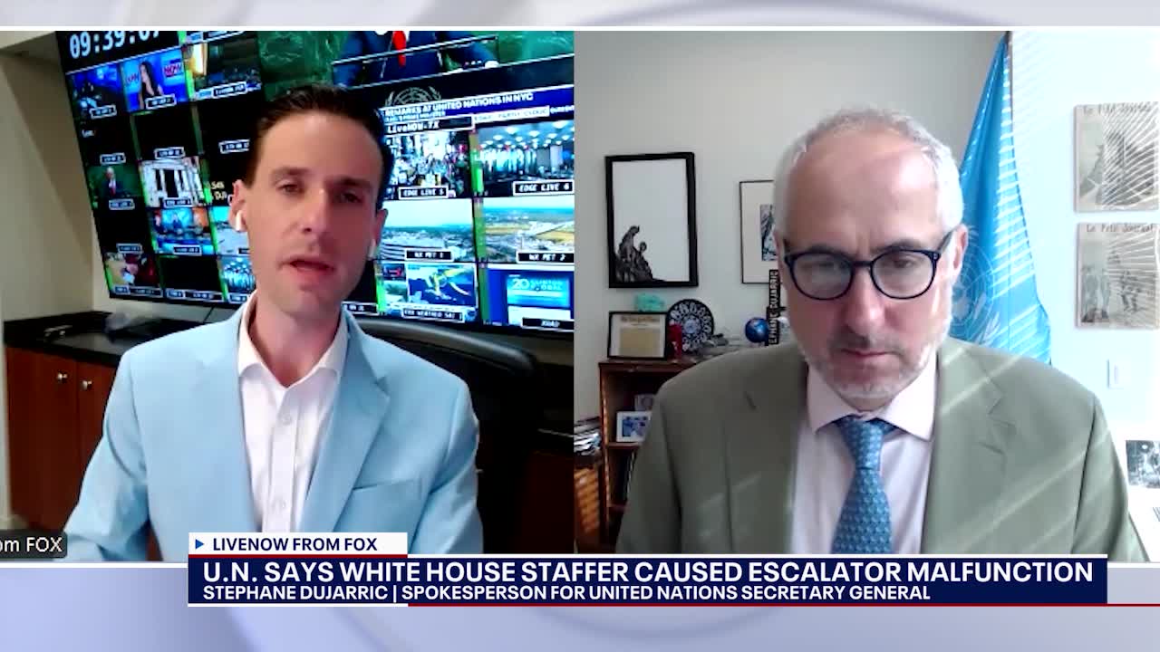 UN spokesman: WH staffer caused escalator malfunction