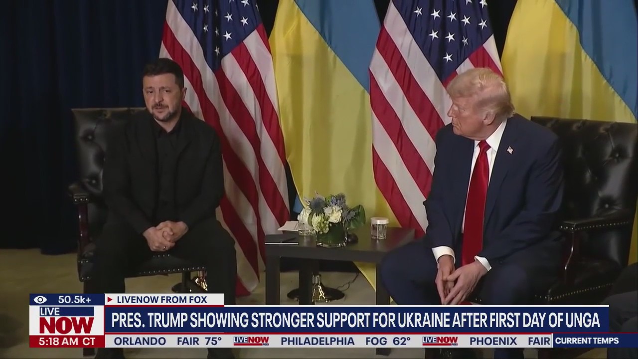 Pres. Trump showing stronger support for Ukraine
