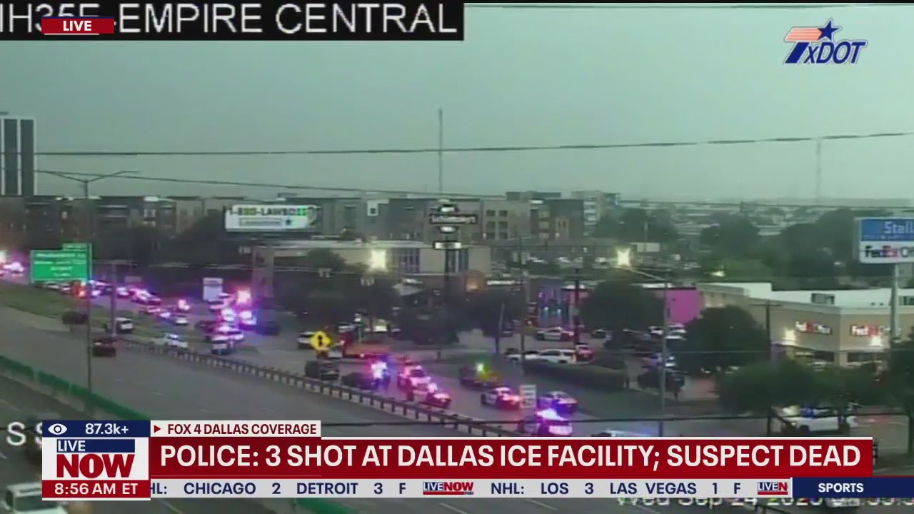 Dallas shooting: 3 killed at ICE facility by sniper