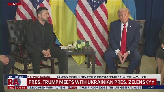 Trump meets with Zelenskyy at UN General Assembly