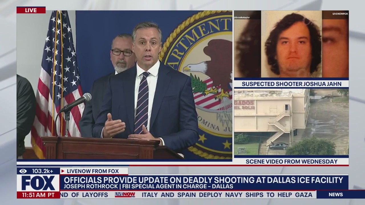 Officials provide update on Dallas ICE shooting