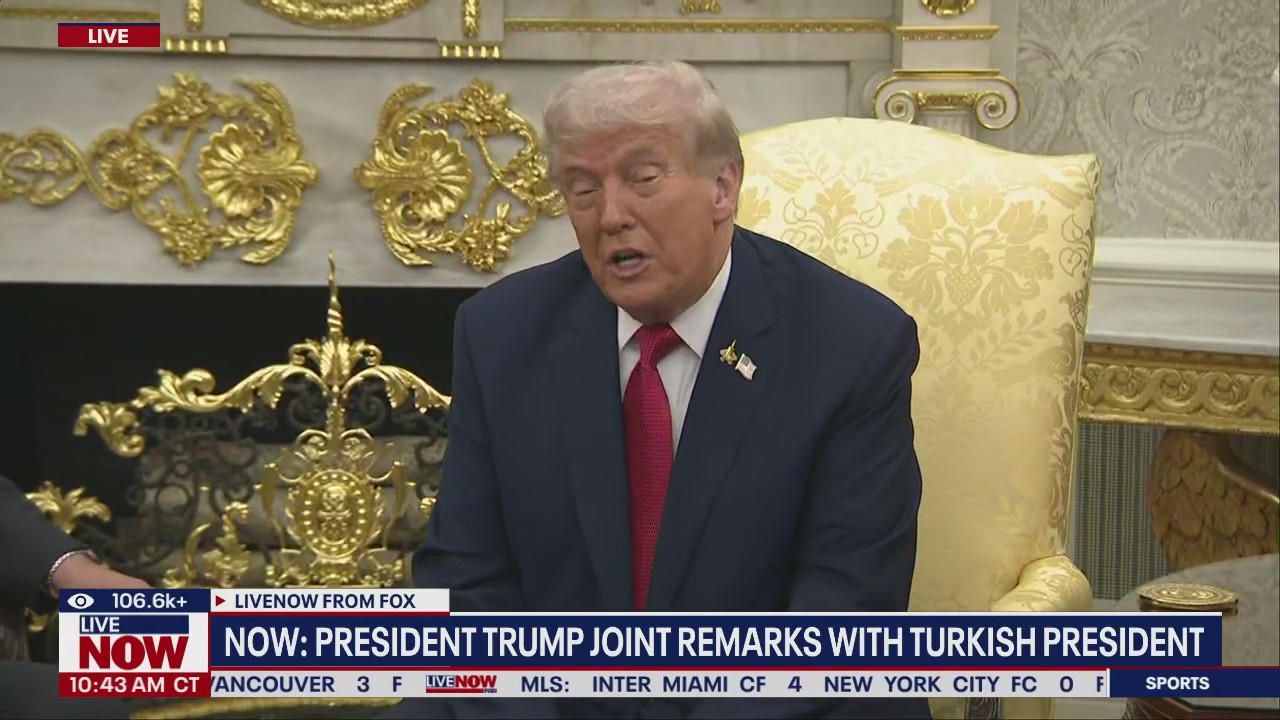 President Trump meets with Turkish President