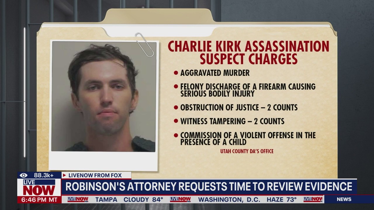 Charlie Kirk suspect appears in court remotely | LiveNOW from FOX