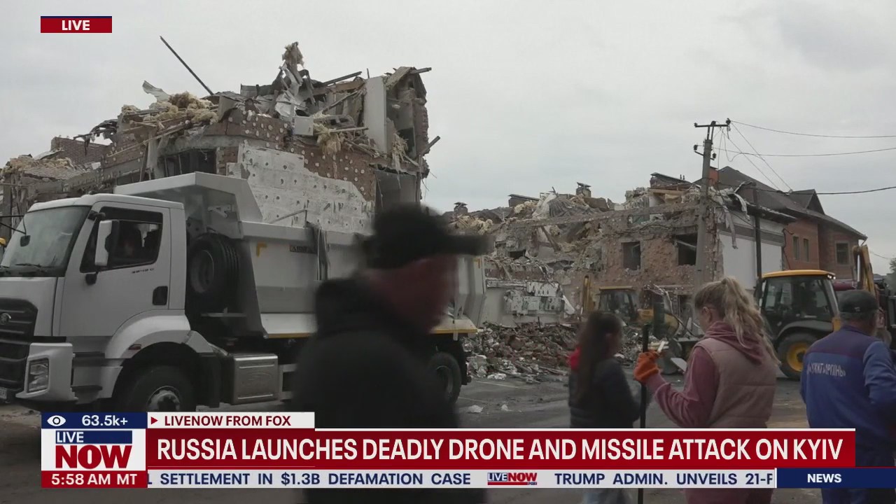 Russia launches deadly drone & missile attack on Kyiv